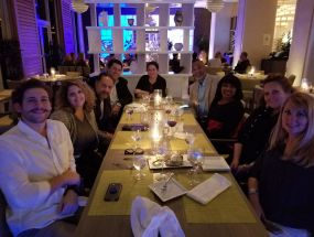 Well deserved team celebration after another successful event!